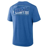 Fanatics Heather Toronto Maple Leafs Fan Lanes Tri-Blend T-Shirt