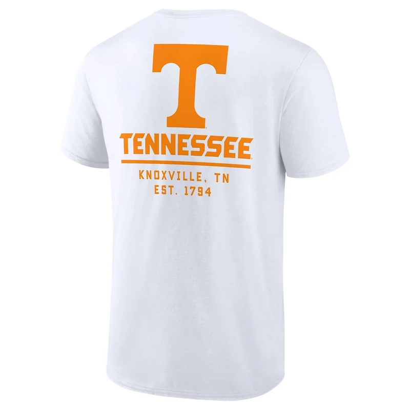 Fanatics Heathered Charcoal Tennessee Volunteers Game Day 2-Hit T-Shirt