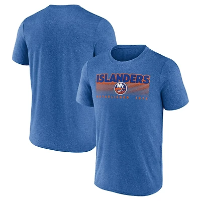 Fanatics Heathered New York Islanders Prodigy Performance T-Shirt