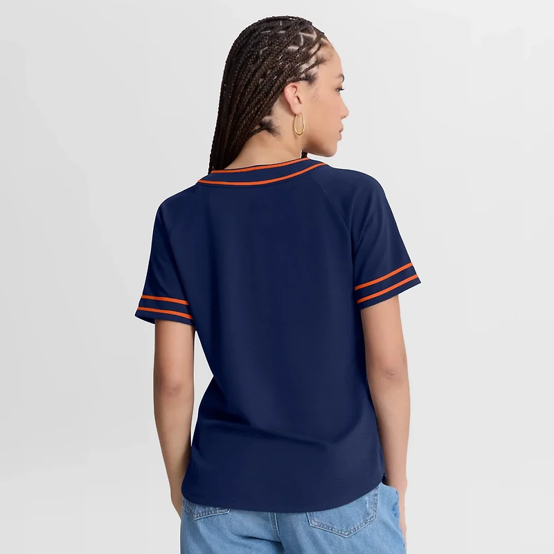 Fanatics Houston Astros Diva Race Ahead Raglan V-Neck T-Shirt