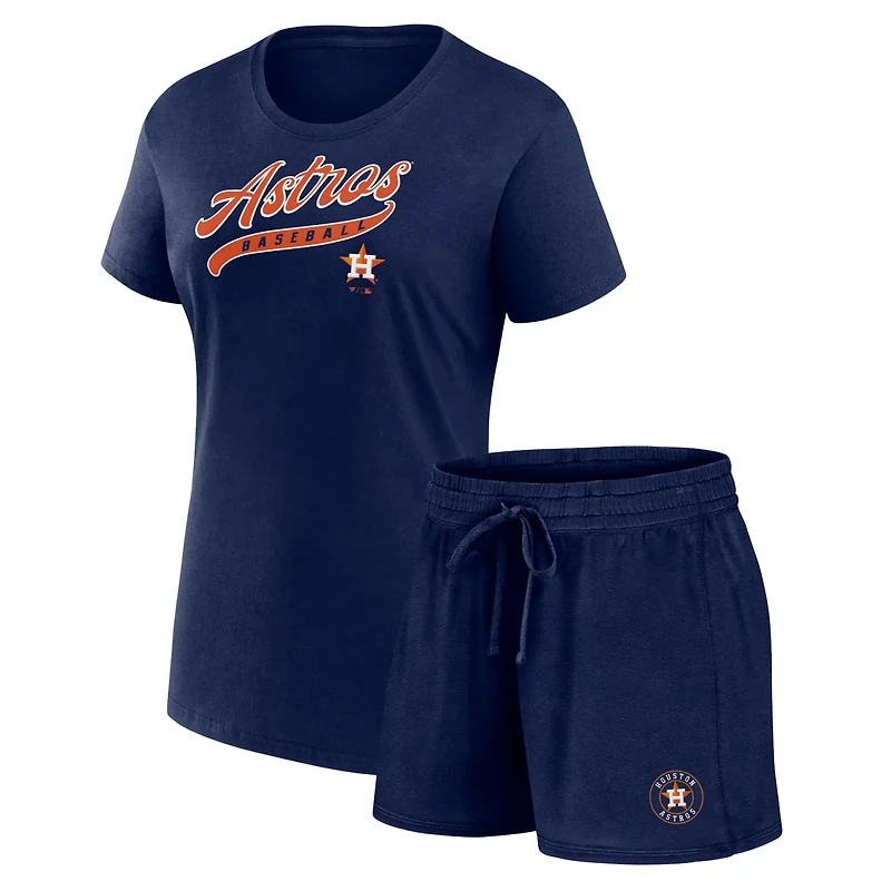 Fanatics Houston Astros Start to Finish T-Shirt Shorts Combo Pack
