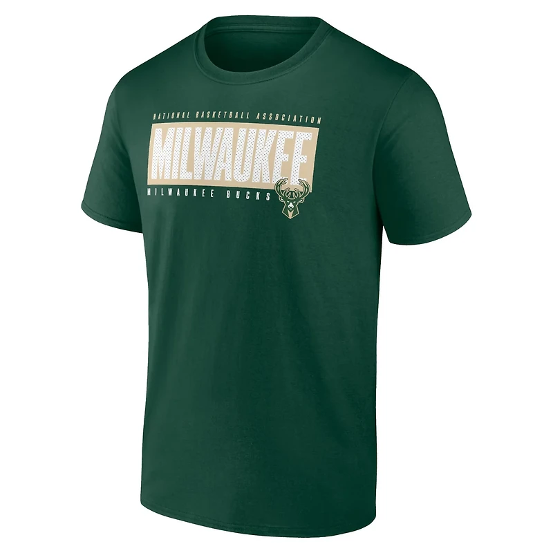 Fanatics Hunter Milwaukee Bucks Box Out T-Shirt