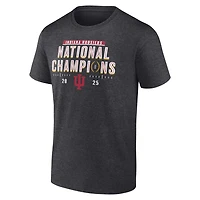 Fanatics Indiana Hoosiers College Football Playoff 2025 National Champions Schedule T-Shirt