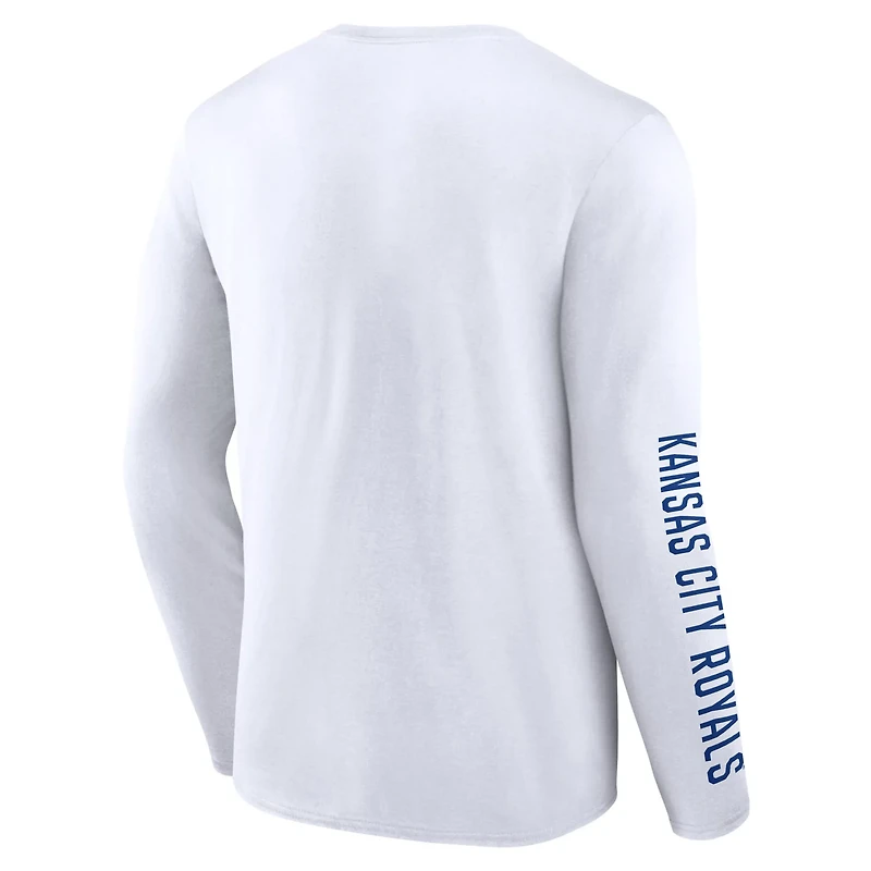 Fanatics Kansas City Royals Press Box Long Sleeve T-Shirt