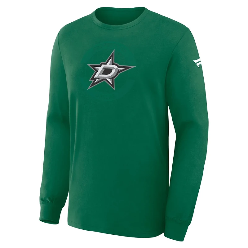 Fanatics Kelly Dallas Stars Authentic Pro Property Of Practice Long Sleeve T-Shirt