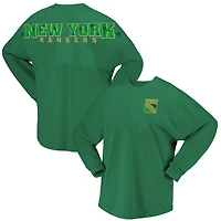 Fanatics Kelly New York Rangers St Patrick's Day Spirit Jersey T-Shirt