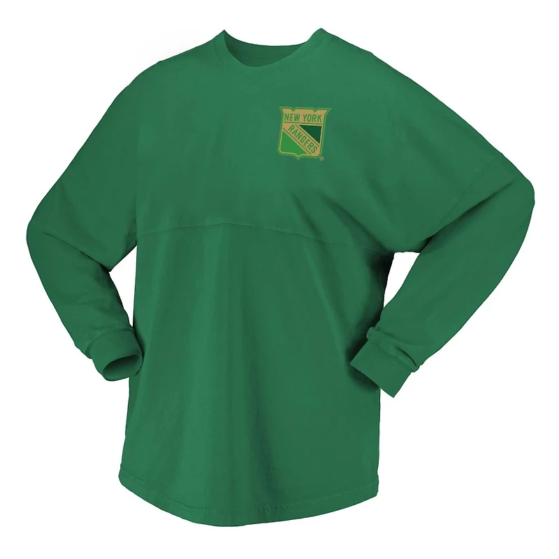 Fanatics Kelly New York Rangers St Patrick's Day Spirit Jersey T-Shirt