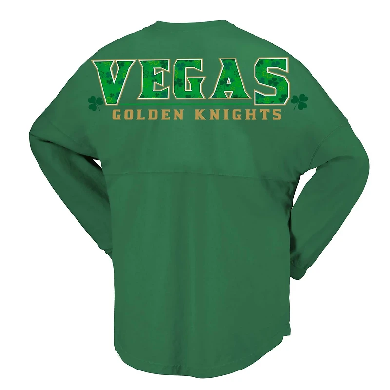 Fanatics Kelly Vegas Golden Knights St Patrick's Day Spirit Jersey T-Shirt