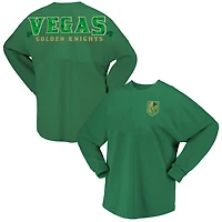 Fanatics Kelly Vegas Golden Knights St Patrick's Day Spirit Jersey T-Shirt