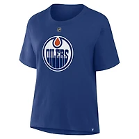 Fanatics Leon Draisaitl Edmonton Oilers Authentic Stack Name  Number T-Shirt