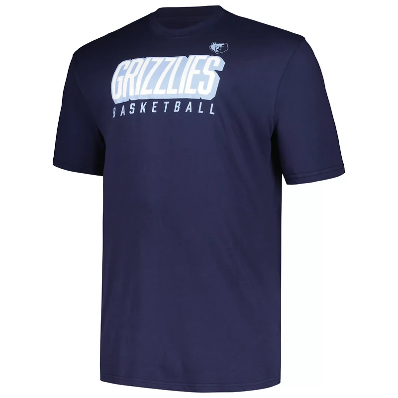 Fanatics /Light Blue Memphis Grizzlies Big Tall Short Sleeve Long Sleeve T-Shirt Set