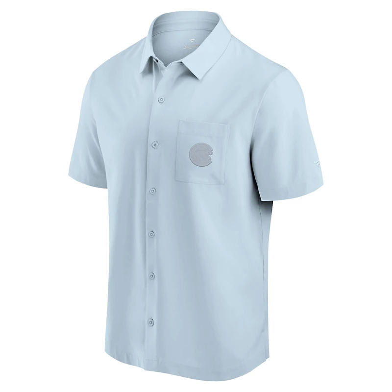 Fanatics Light Chicago Cubs Front Office Button-Up Shirt