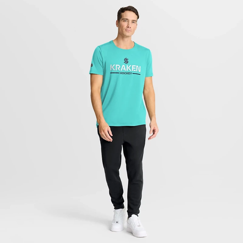 Fanatics Light Seattle Kraken Authentic Pro Rink Tech T-Shirt