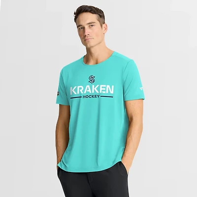 Fanatics Light Seattle Kraken Authentic Pro Rink Tech T-Shirt