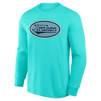 Fanatics Light Seattle Kraken Rewind Long Sleeve T-Shirt