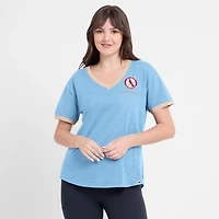 Fanatics Light St Louis Cardinals Binge Worthy Stadium Slub V-Neck T-Shirt