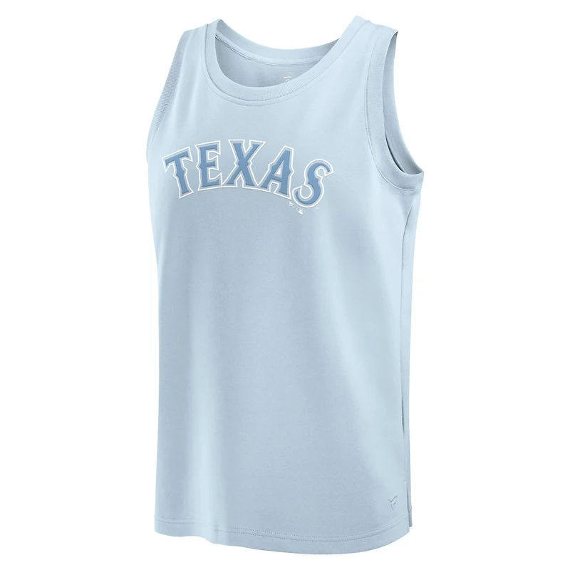 Fanatics Light Texas Rangers Elements Tank Top