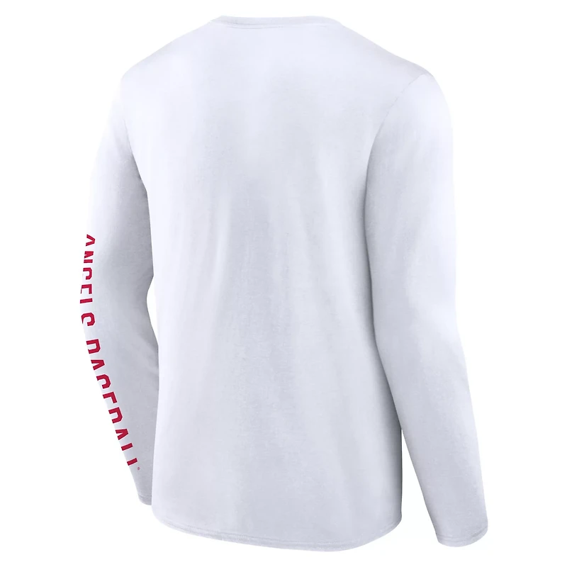 Fanatics Los Angeles Angels Press Box Long Sleeve T-Shirt