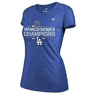 Fanatics Los Angeles Dodgers 2024 World Series Champions Locker Room Tri-Blend T-Shirt