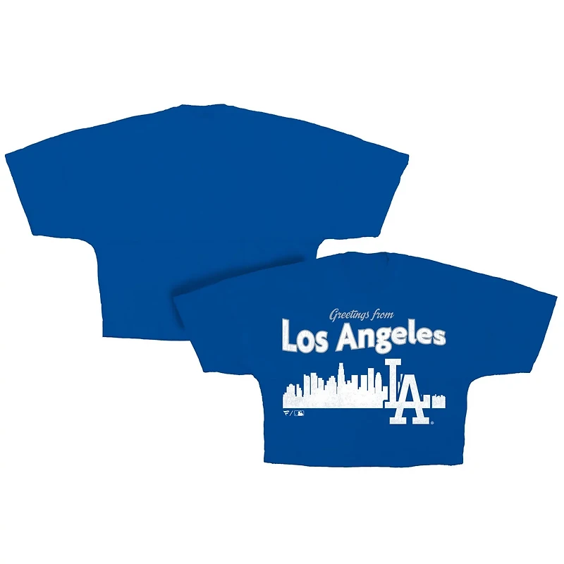Fanatics Los Angeles Dodgers Skyline Crop T-Shirt
