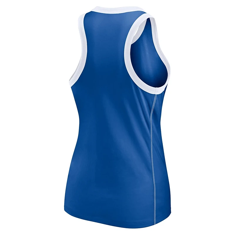 Fanatics Los Angeles Dodgers Tailsweep Fashion Racerback Rhinestone Tank Top