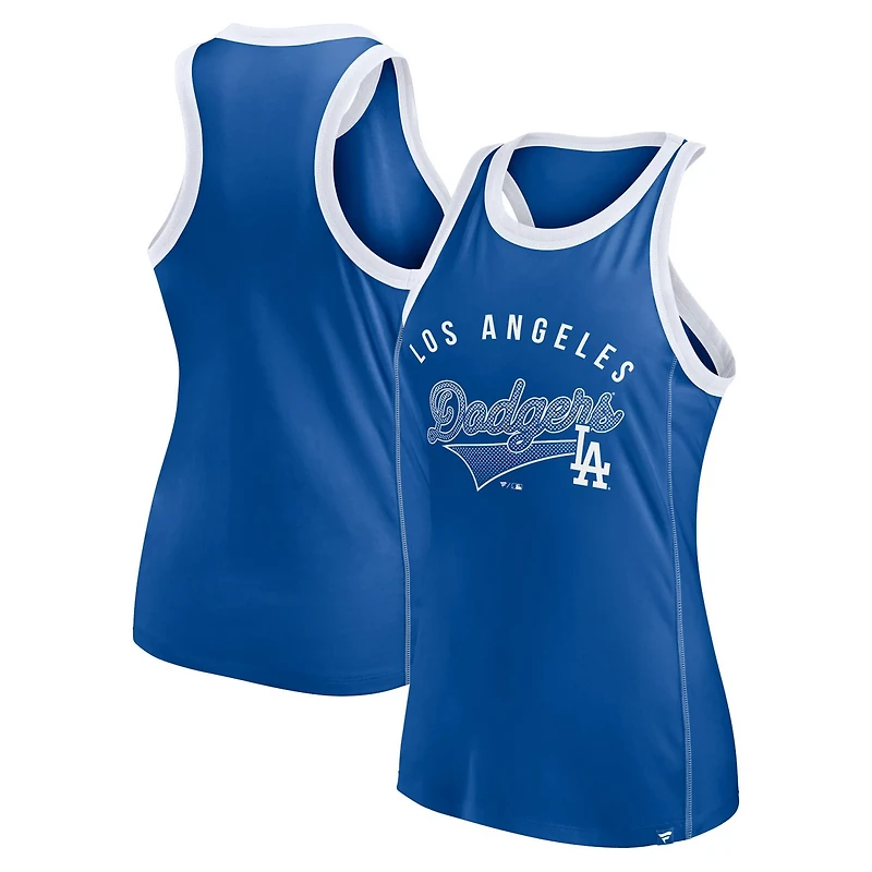Fanatics Los Angeles Dodgers Tailsweep Fashion Racerback Rhinestone Tank Top