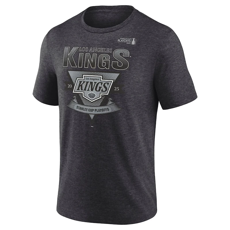 Fanatics Los Angeles Kings 2025 Stanley Cup Playoffs Crossbar Tri-Blend T-Shirt