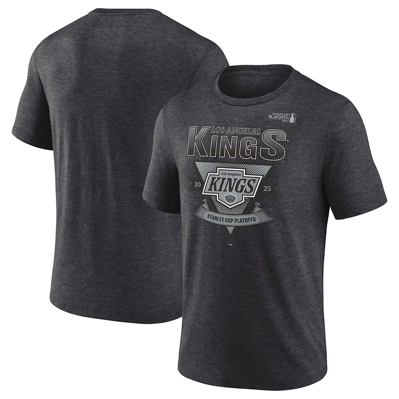 Fanatics Los Angeles Kings 2025 Stanley Cup Playoffs Crossbar Tri-Blend T-Shirt