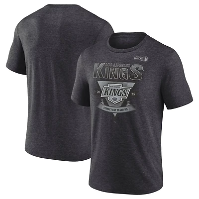Fanatics Los Angeles Kings 2025 Stanley Cup Playoffs Crossbar Tri-Blend T-Shirt