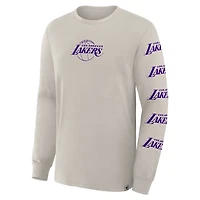 Fanatics Los Angeles Lakers Crossover Collection Ball Screen Action Premium Long Sleeve T-Shirt