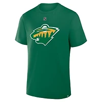 Fanatics Matthew Boldy Kelly Minnesota Wild Authentic Stack Name  Number T-Shirt