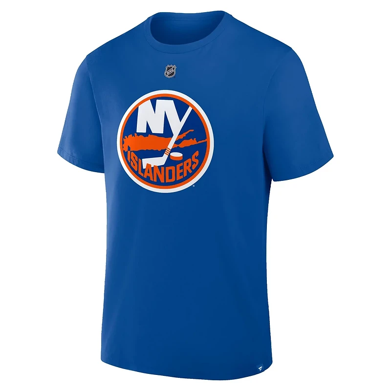 Fanatics Matthew Schaefer New York Islanders Authentic Stack Name Number T-Shirt