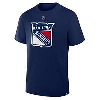 Fanatics Mika Zibanejad New York Rangers Authentic Stack Name  Number T-Shirt