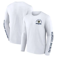 Fanatics Milwaukee Brewers Press Box Long Sleeve T-Shirt
