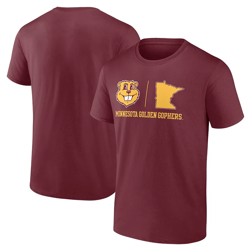 Fanatics Minnesota Golden Gophers State Lock T-Shirt