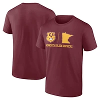 Fanatics Minnesota Golden Gophers State Lock T-Shirt