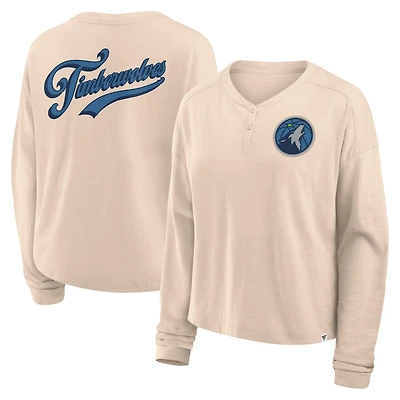Fanatics Minnesota Timberwolves Boxed Out Drop Fashion Long Sleeve T-Shirt