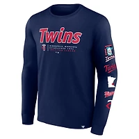 Fanatics Minnesota Twins Strike the Goal Long Sleeve T-Shirt