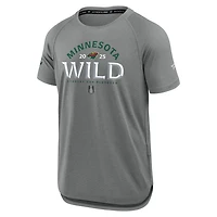 Fanatics Minnesota Wild 2025 Stanley Cup Playoffs Authentic Pro Rink Performance T-Shirt