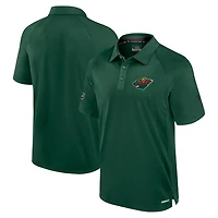 Fanatics Minnesota Wild Authentic Pro Rink Polo