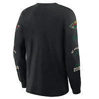 Fanatics Minnesota Wild Boxed In Legacy Long Sleeve T-Shirt