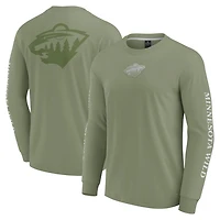 Fanatics Minnesota Wild Elements Strive Long Sleeve T-Shirt