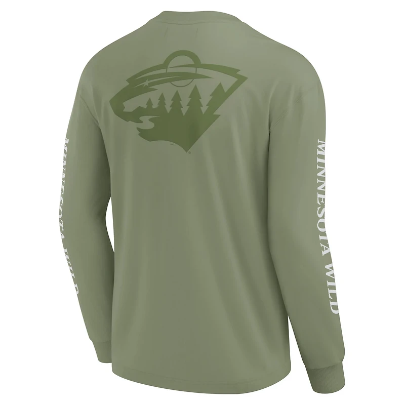 Fanatics Minnesota Wild Elements Strive Long Sleeve T-Shirt