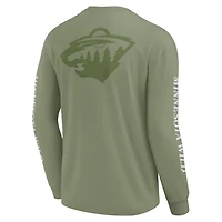 Fanatics Minnesota Wild Elements Strive Long Sleeve T-Shirt