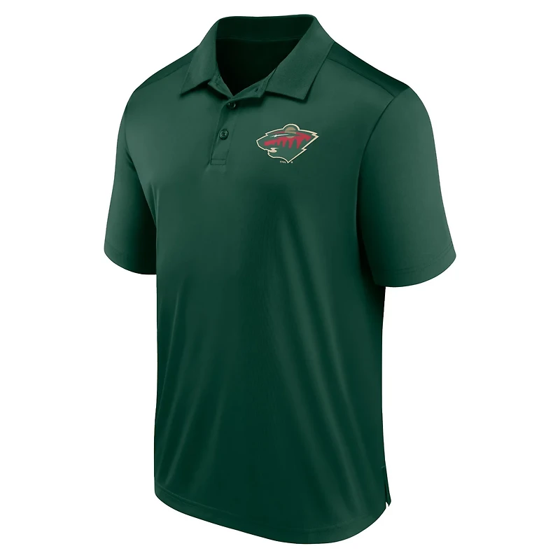 Fanatics Minnesota Wild Left Side Block Polo