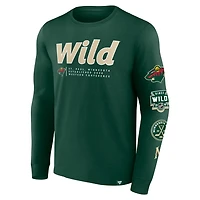 Fanatics Minnesota Wild Strike the Goal Long Sleeve T-Shirt