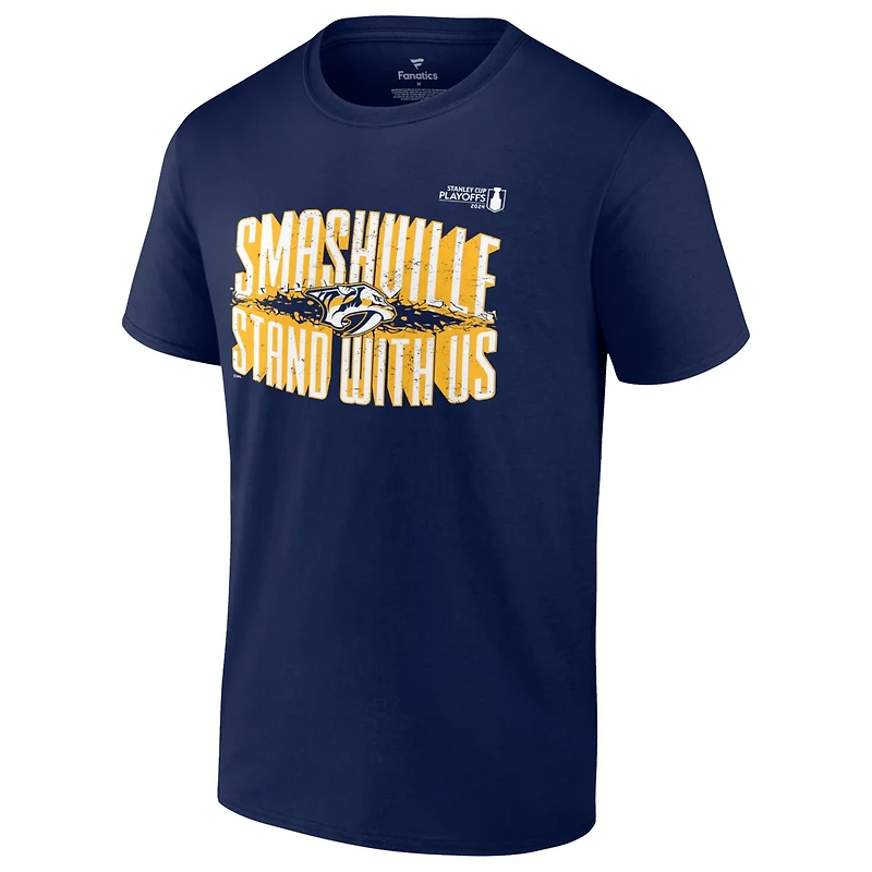Fanatics Nashville Predators 2024 Stanley Cup Playoffs Slogan T-Shirt