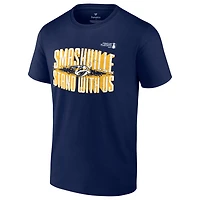 Fanatics Nashville Predators 2024 Stanley Cup Playoffs Slogan T-Shirt