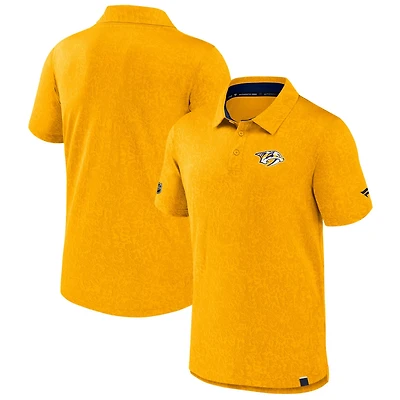 Fanatics Nashville Predators Authentic Pro Jacquard Polo
