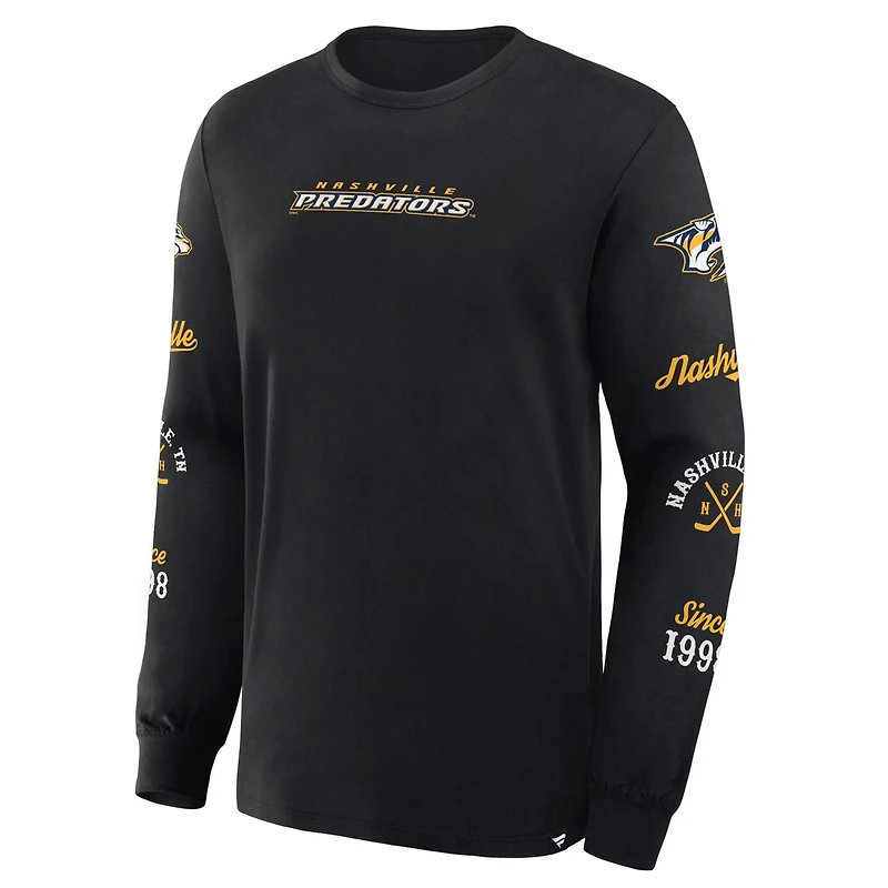 Fanatics Nashville Predators Boxed Legacy Long Sleeve T-Shirt
